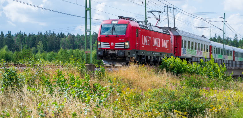 Tåg mot Linköping