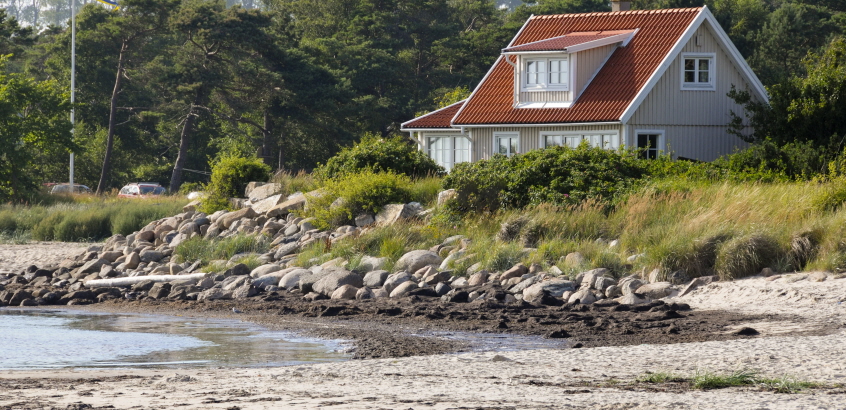 Erosion vid Skånes kust. Löderup 2012.