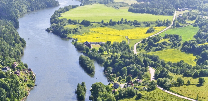 Vattenlandskap, älvar, Göta.