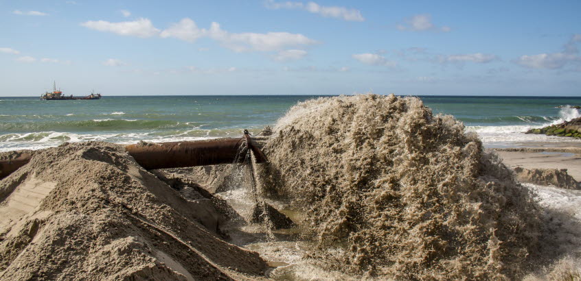 Strandfodring i Ystad.