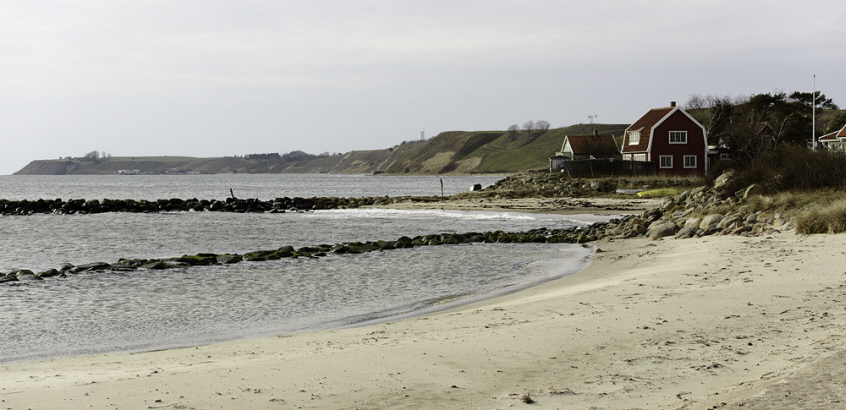Stranderosion och erosionsskydd vid Löderup, Skånes kust