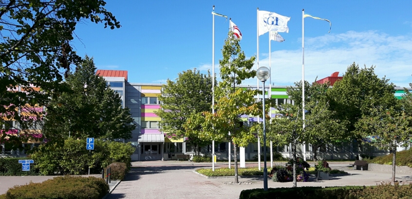 Entrén vid Statens geotekniska institut.