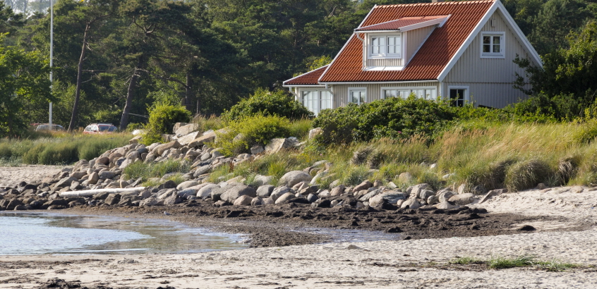 Erosion vid Skånes kust. Löderup 2012.