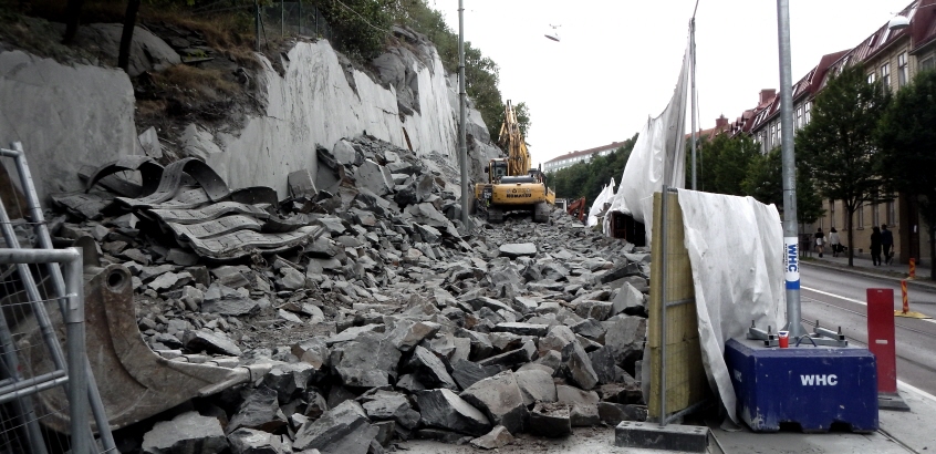 Bergarbete vid Chalmers i Göteborg